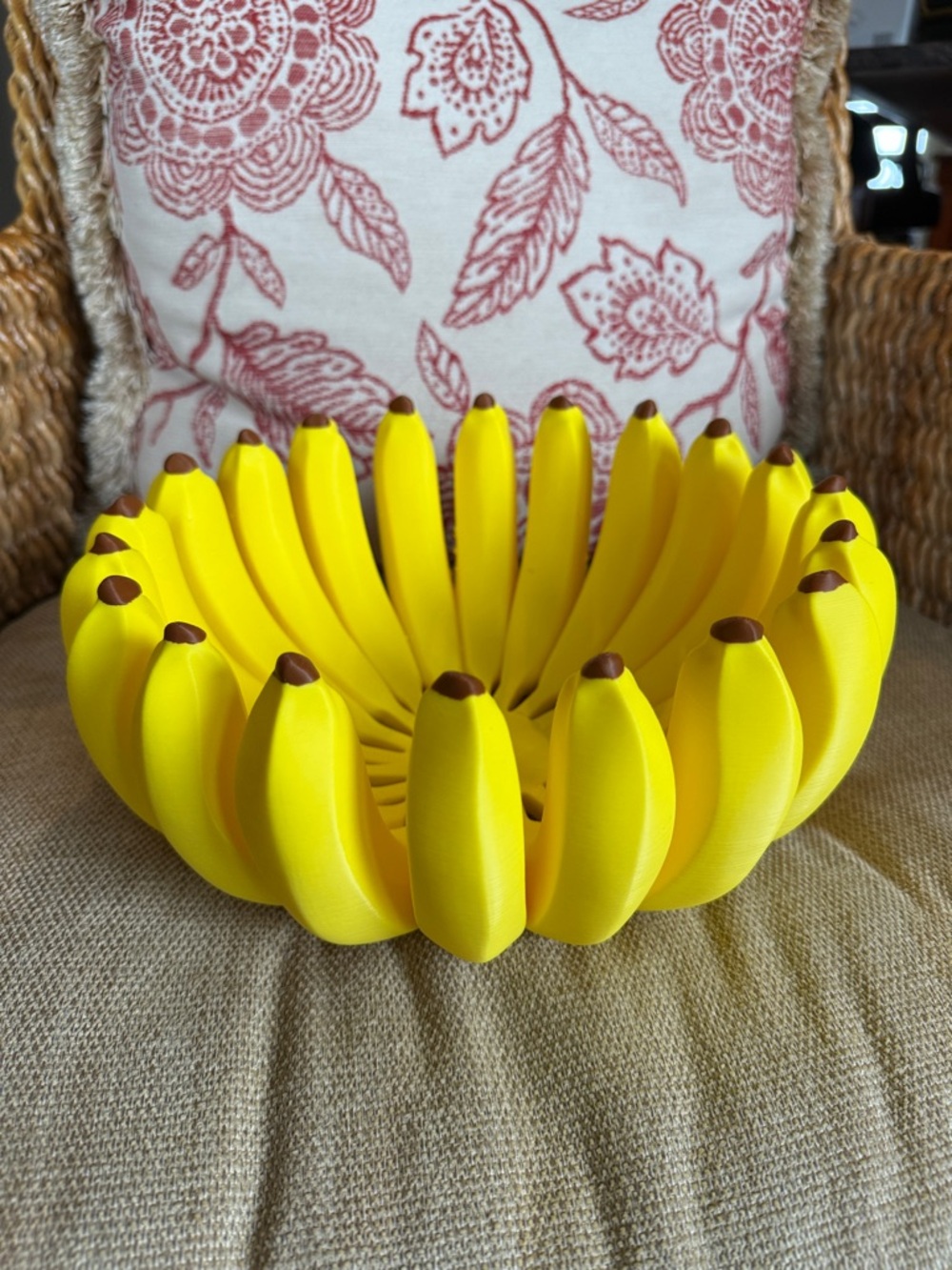 Hand Crafted Yellow Banana Serve Bowl